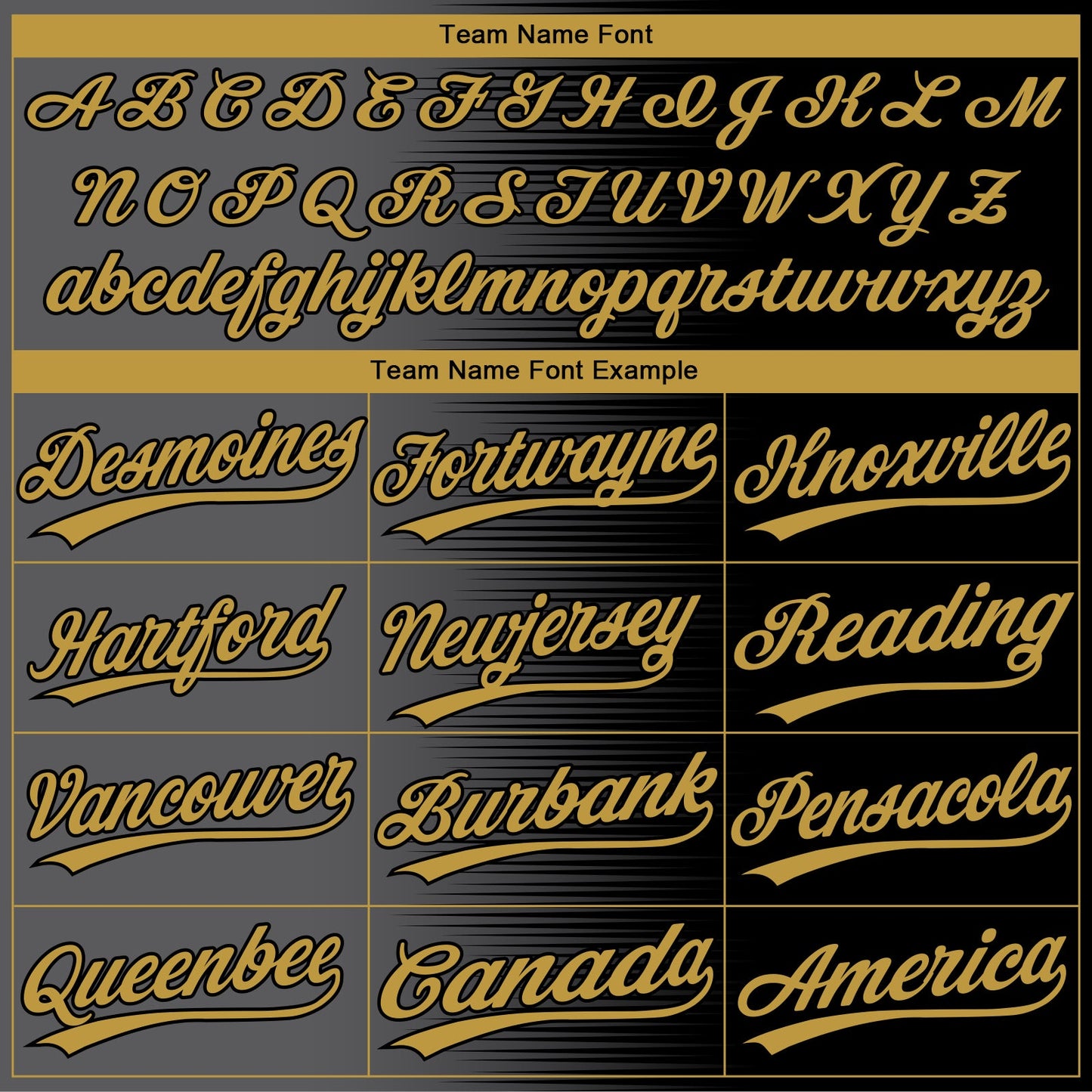 Custom Black Old Gold-Gray Gradient Horizontal Stripe Two-Button Unisex Softball Jersey