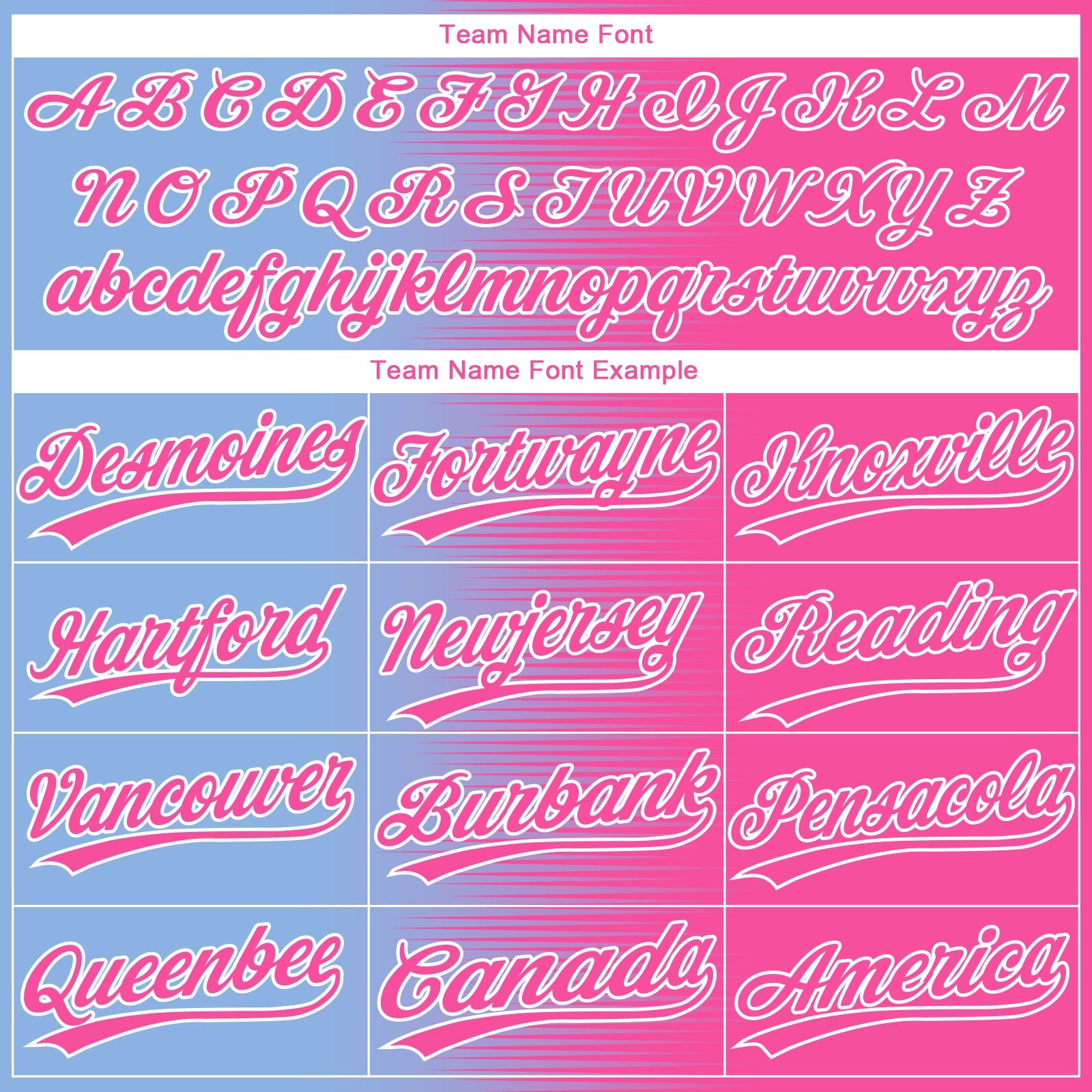 Custom Pink Light Blue-White Gradient Horizontal Stripe Two-Button Unisex Softball Jersey