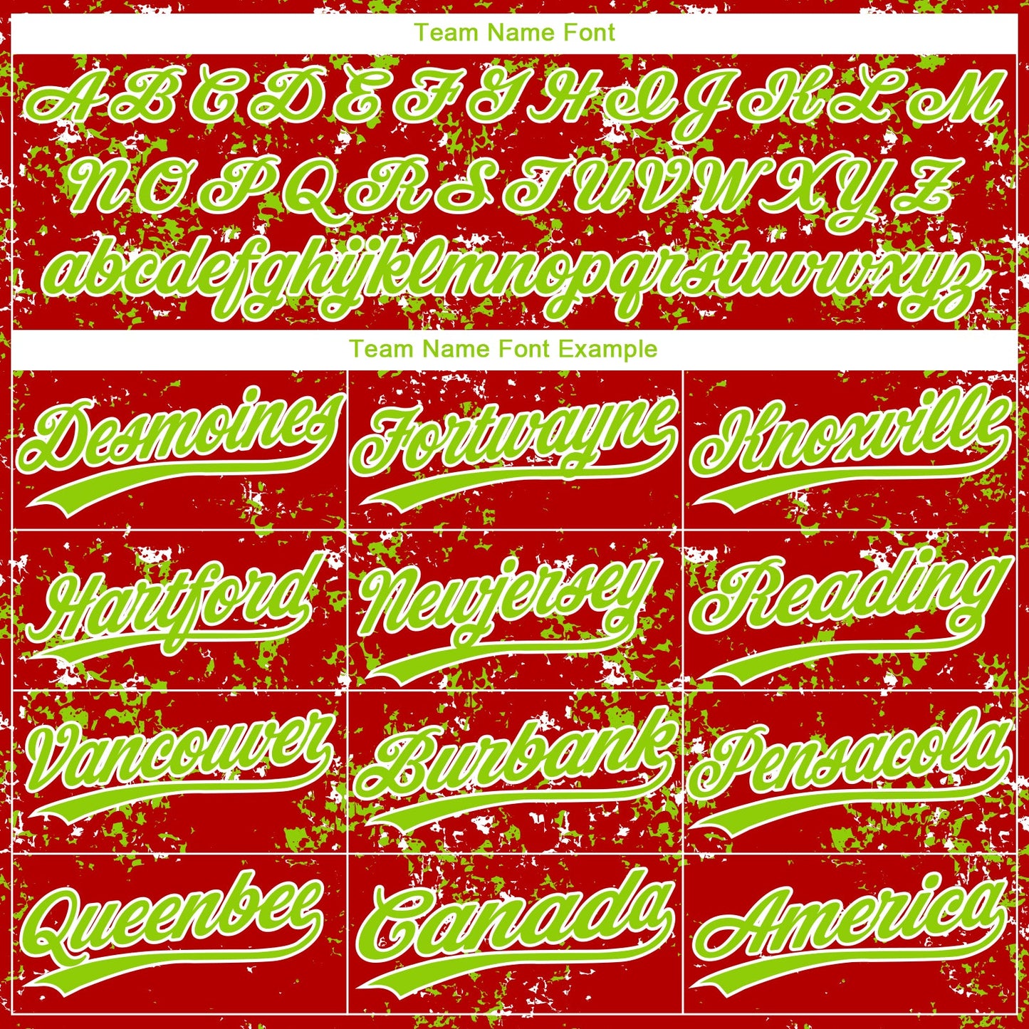 Custom Red Neon Green-White Abstract Shattered Paint Splatter Two-Button Unisex Softball Jersey