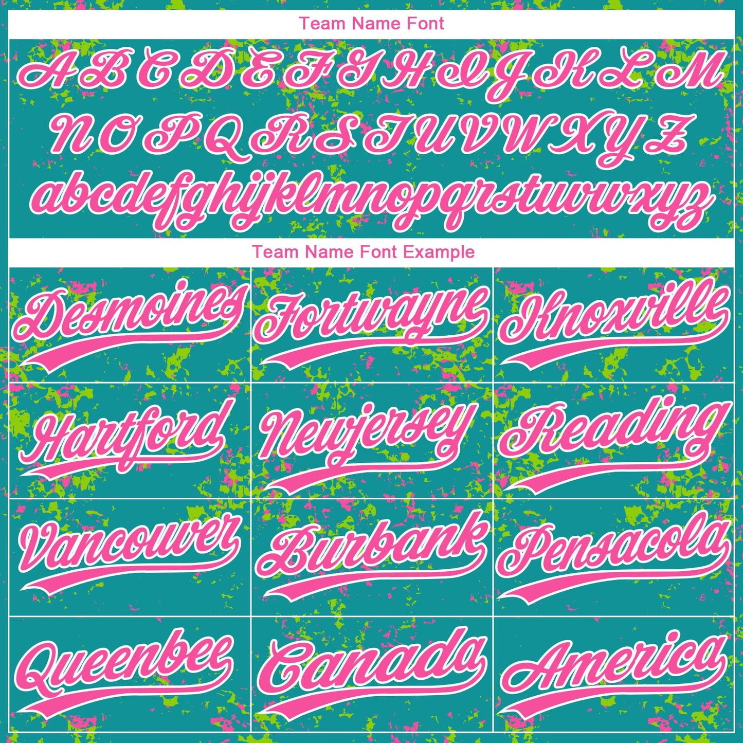Custom Teal Pink Neon Green-White Abstract Shattered Paint Splatter Two-Button Unisex Softball Jersey