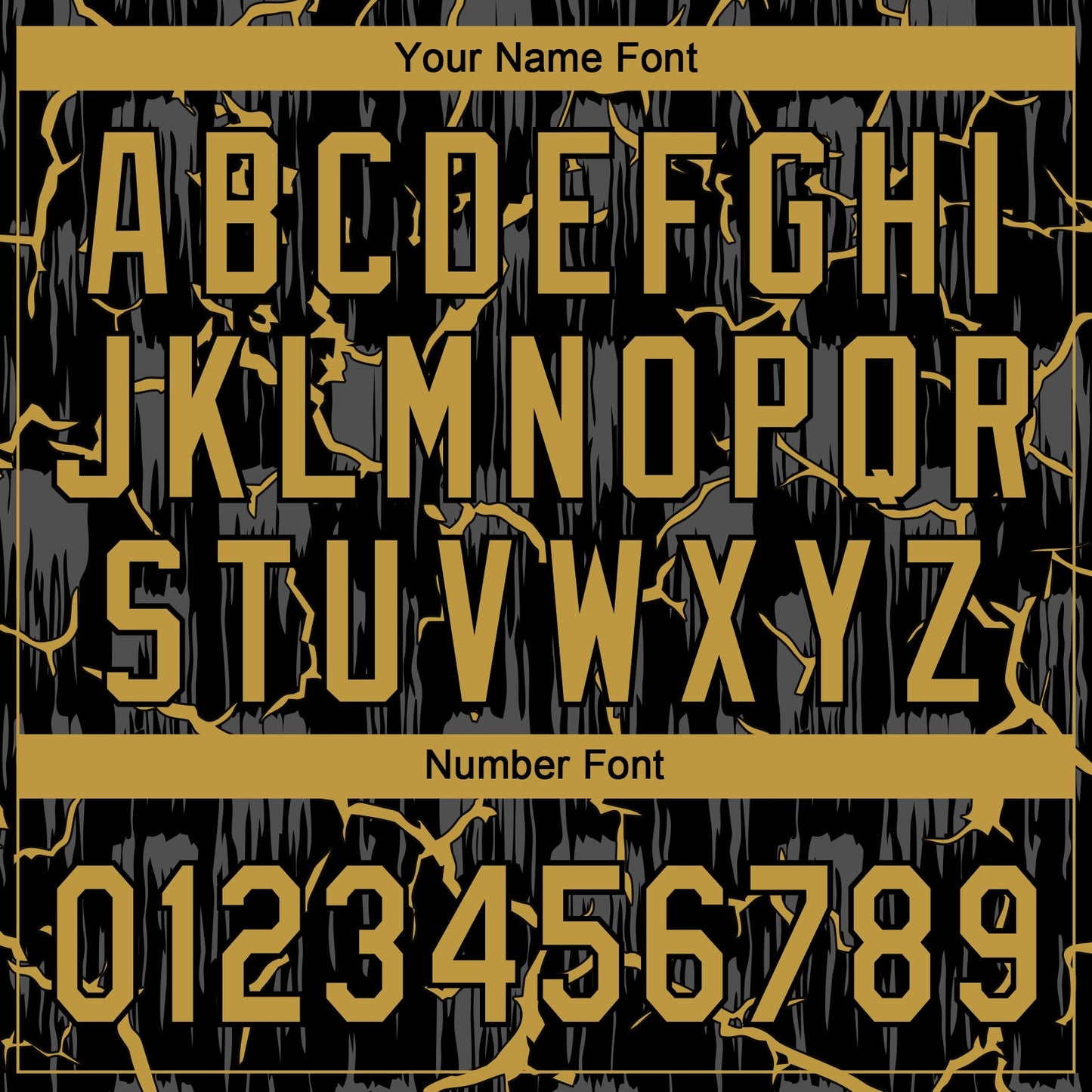 Custom Black Old Gold-Gray Raglan Sleeves Neon Lightning Crackle Two-Button Unisex Softball Jersey