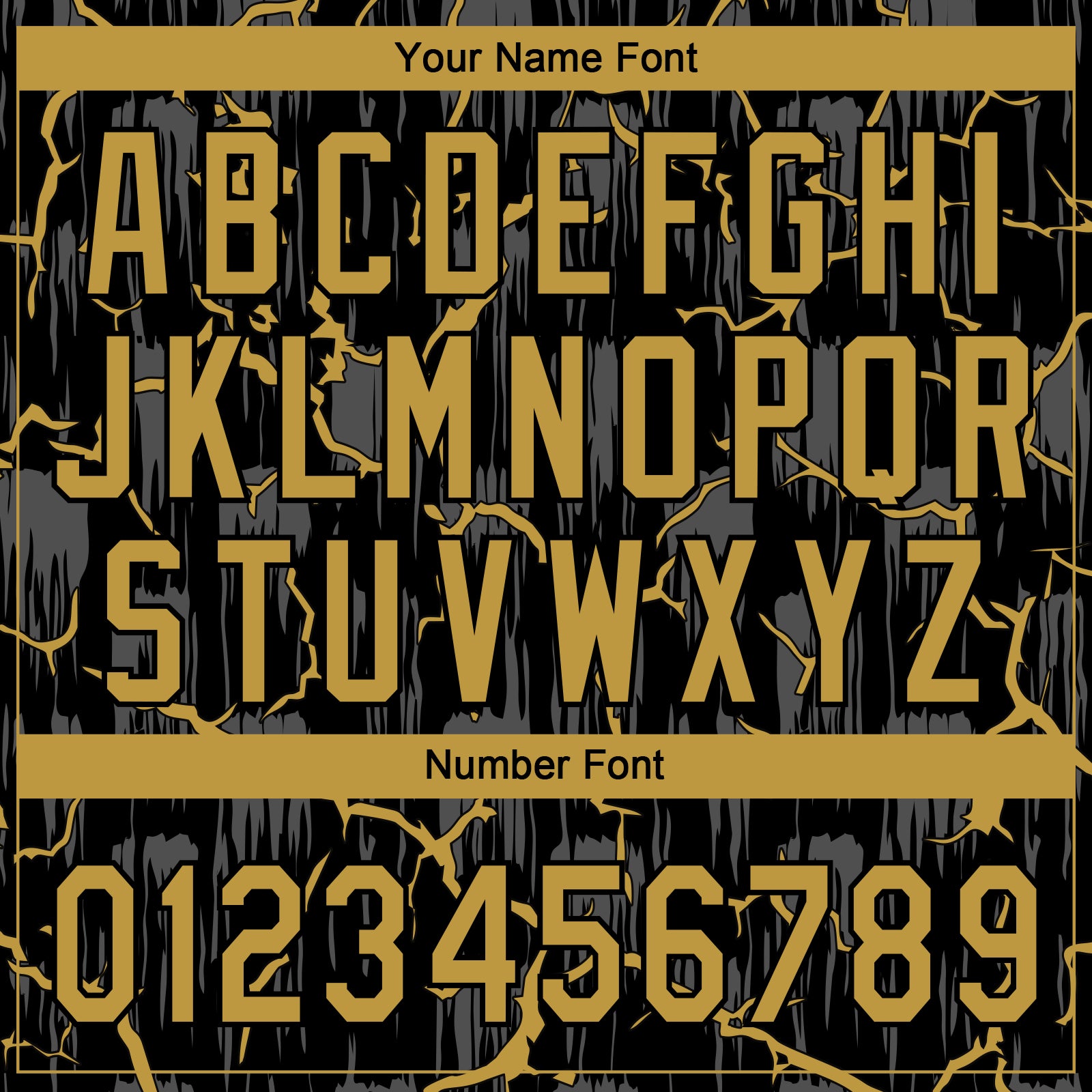 Custom Black Old Gold-Gray Raglan Sleeves Neon Lightning Crackle Two-Button Unisex Softball Jersey