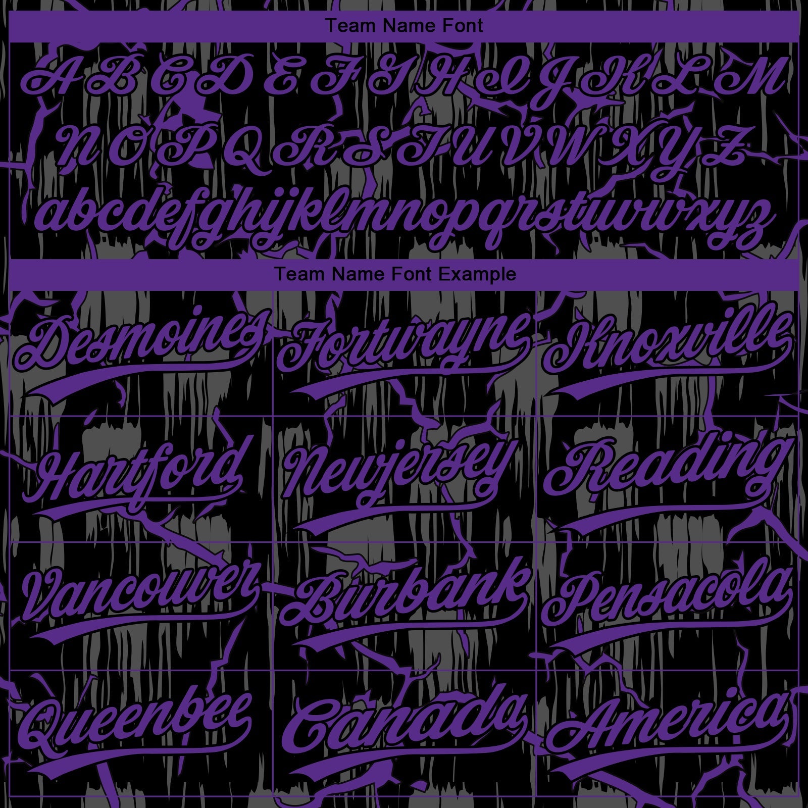 Custom Black Purple-Gray Raglan Sleeves Neon Lightning Crackle Two-Button Unisex Softball Jersey