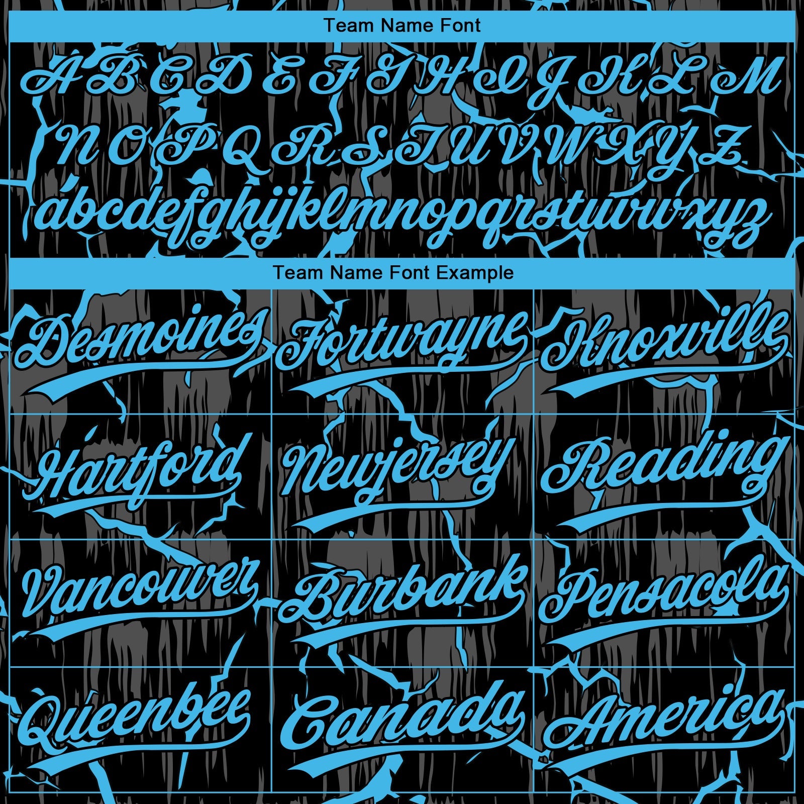 Custom Black Sky Blue-Gray Raglan Sleeves Neon Lightning Crackle Two-Button Unisex Softball Jersey