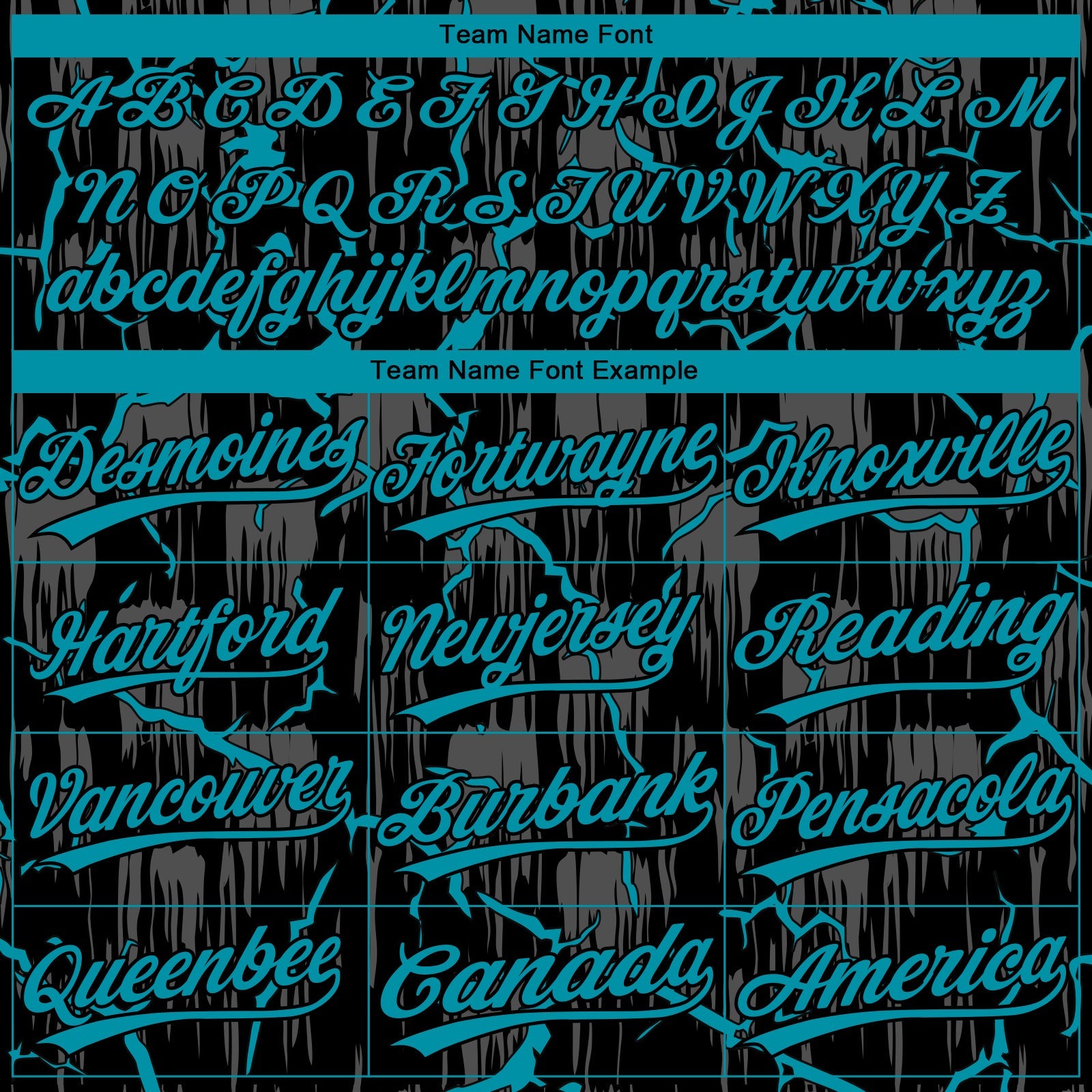 Custom Black Teal-Gray Raglan Sleeves Neon Lightning Crackle Two-Button Unisex Softball Jersey