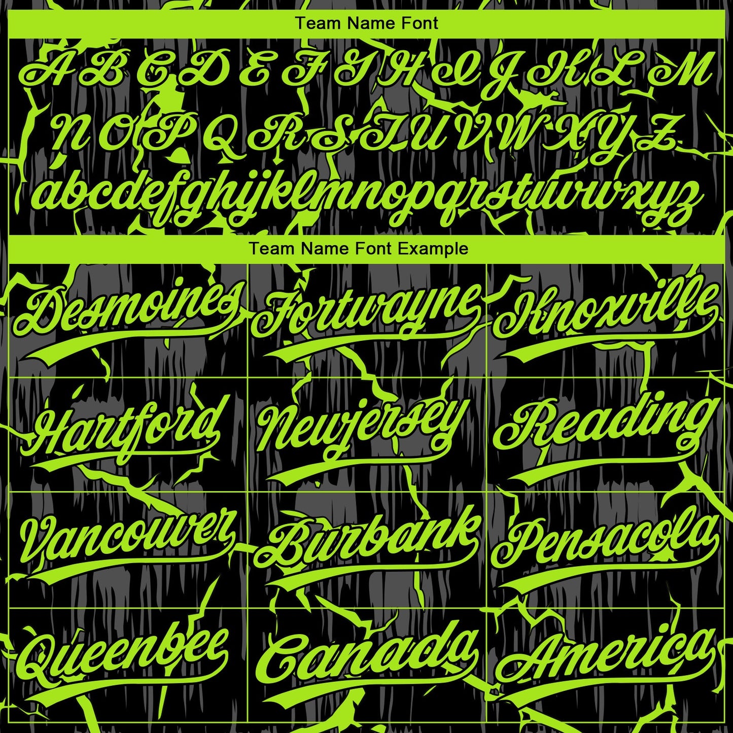Custom Black Neon Green-Gray Raglan Sleeves Neon Lightning Crackle Two-Button Unisex Softball Jersey