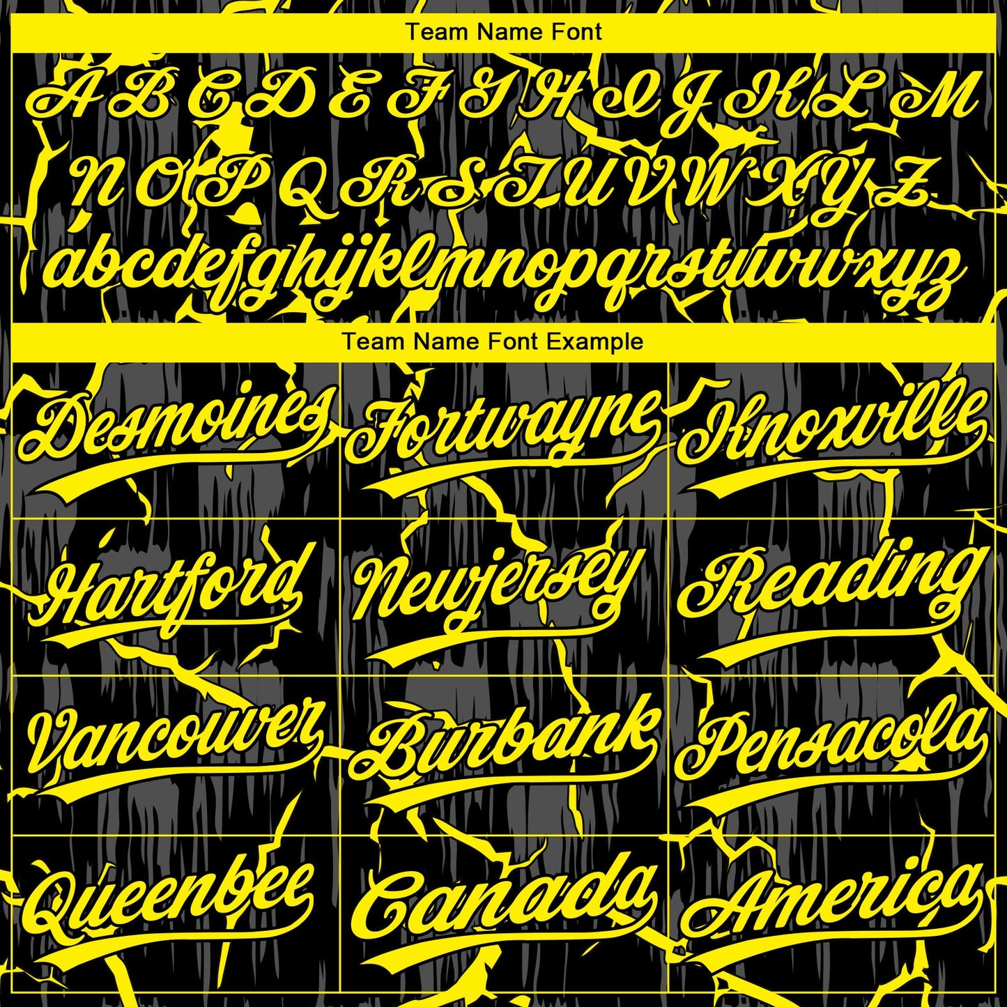 Custom Black Light Yellow-Gray Raglan Sleeves Neon Lightning Crackle Two-Button Unisex Softball Jersey