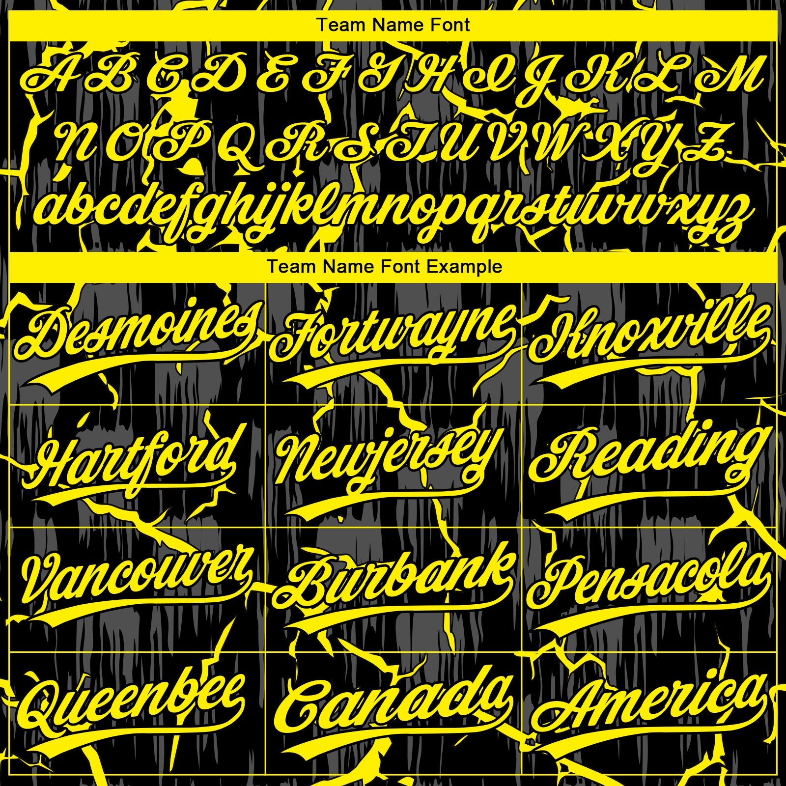 Custom Black Light Yellow-Gray Raglan Sleeves Neon Lightning Crackle Two-Button Unisex Softball Jersey