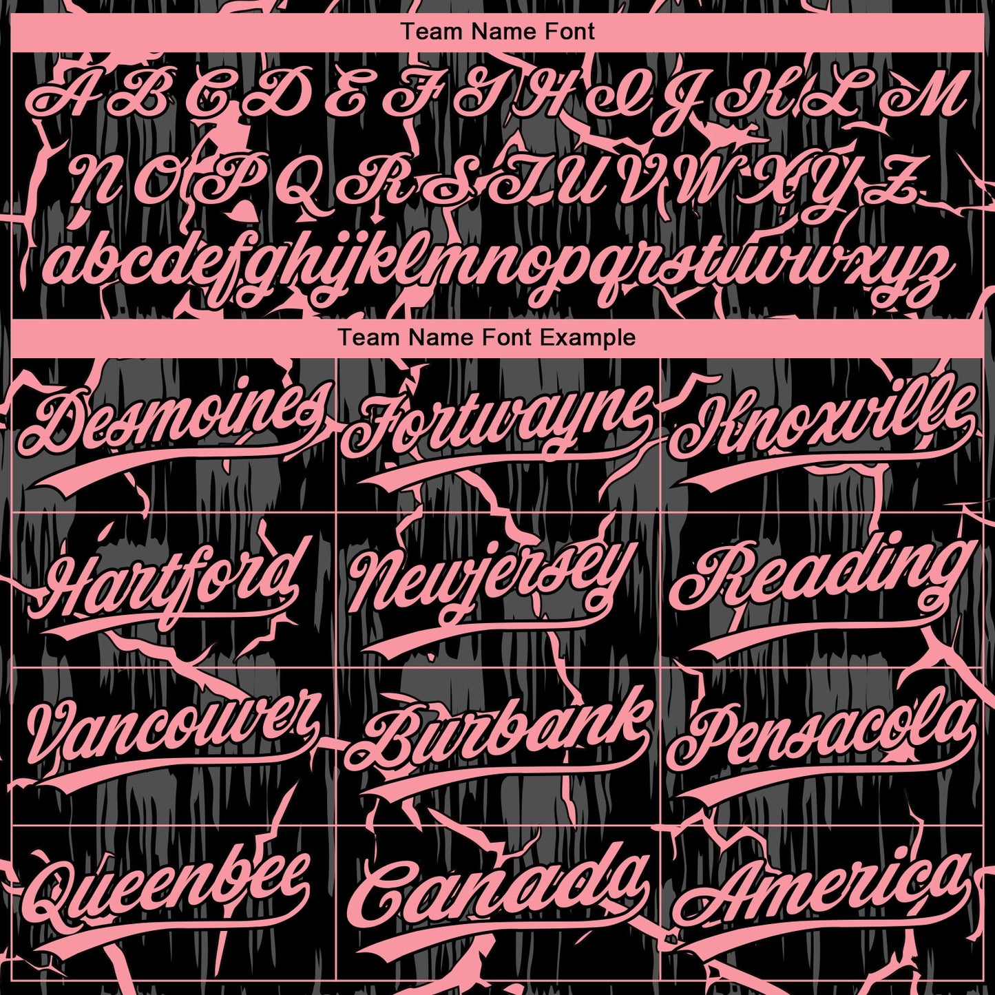 Custom Black-Medium Pink Raglan Sleeves Neon Lightning Crackle Two-Button Unisex Softball Jersey