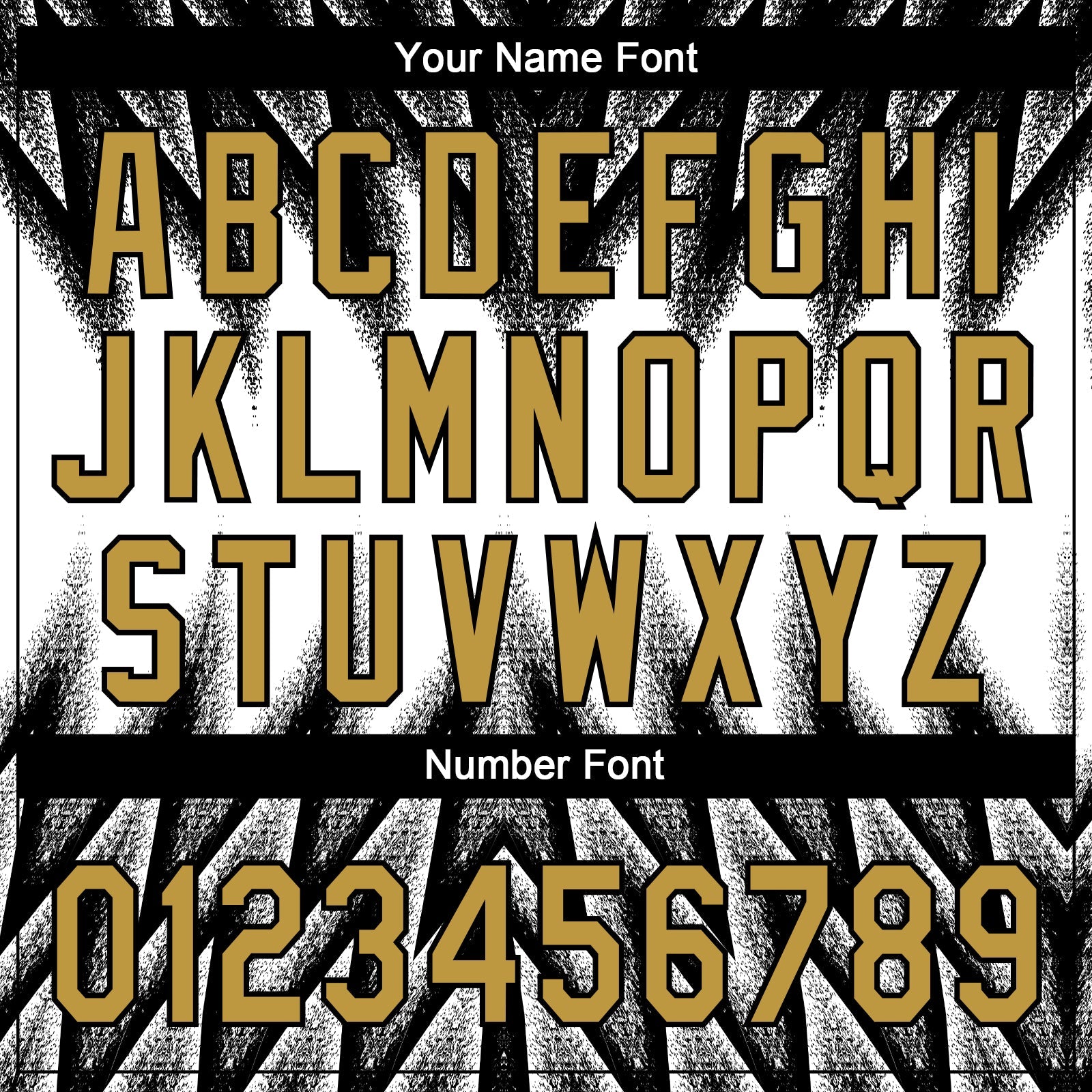 Custom Black Old Gold-White Raglan Sleeves Abstract Geometric Chevron Zigzag Two-Button Unisex Softball Jersey