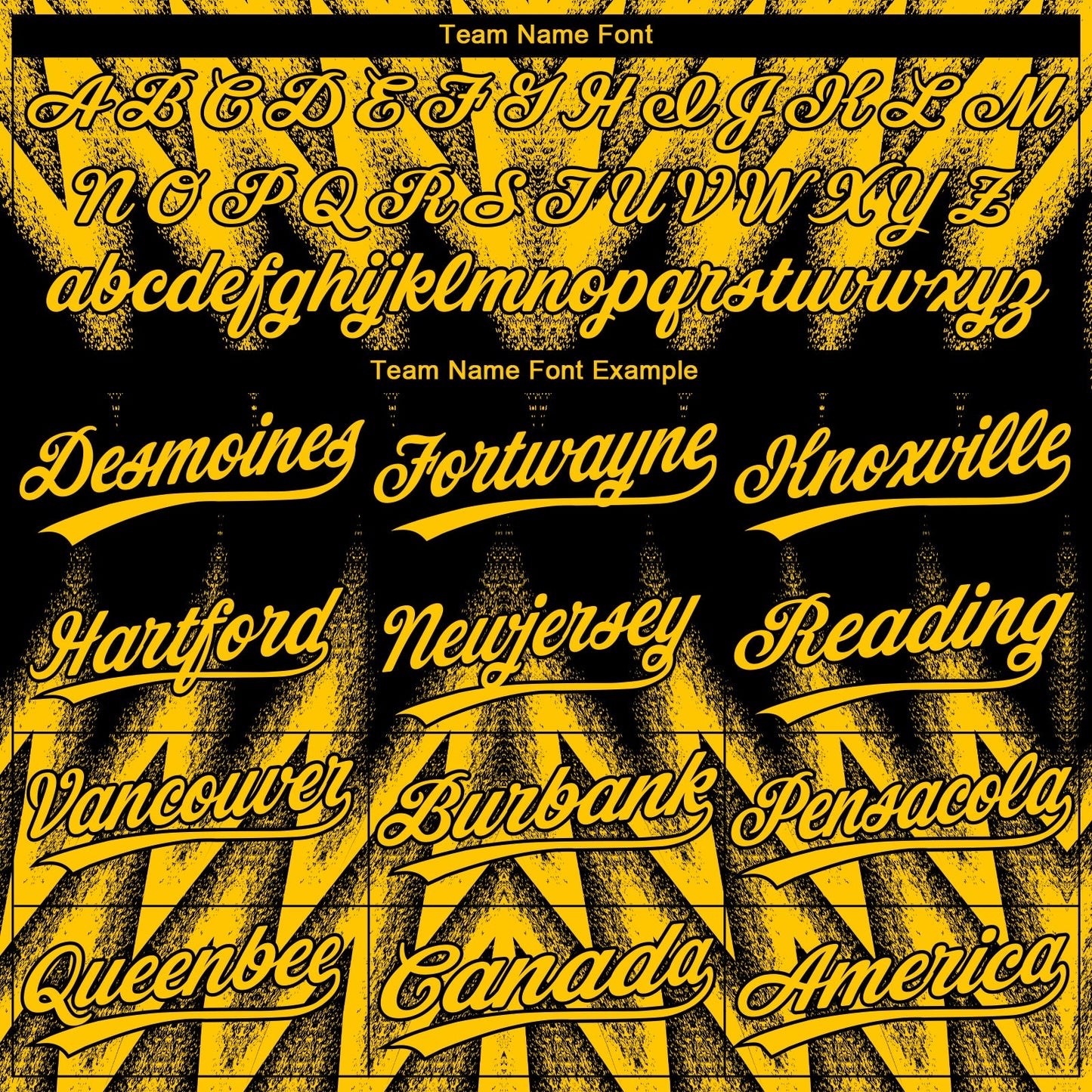 Custom Black-Yellow Raglan Sleeves Abstract Geometric Chevron Zigzag Two-Button Unisex Softball Jersey