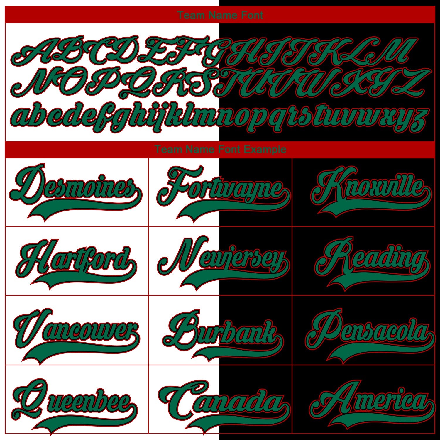 Custom Black Kelly Green White-Red Split Fashion Hockey Lace Neck Jersey