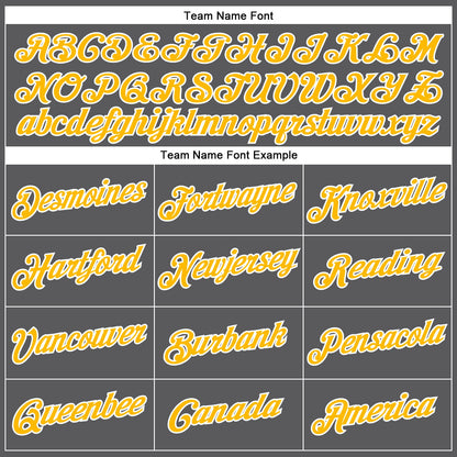 Custom Steel Gray Gold-White Performance T-Shirt