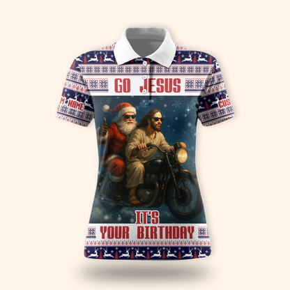 Go Jesus It’s Your Birthday Hoodie – Funny Christmas Zip Up Sweatshirt