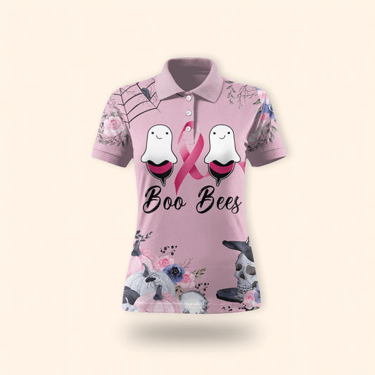"Boo Bees" Ghost Halloween Awareness - Breast Cancer Awareness shirt, Custom Choo