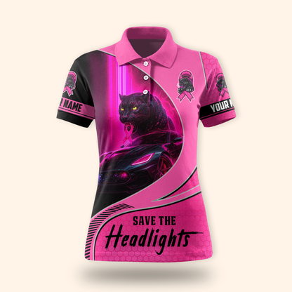 Personalized Save The Headlight - Breast Cancer Awareness Shirt, Custom Choo