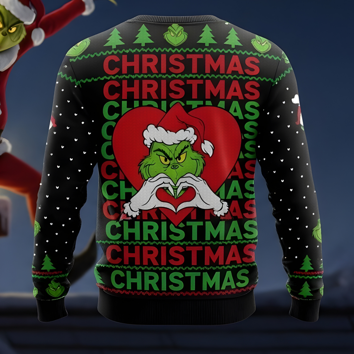 Funny Ugly Christmas Sweater- IS IT TOO LATE TO BE GOOD?