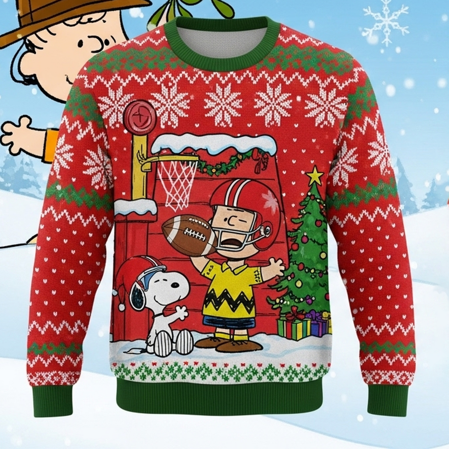 Funny Ugly Christmas Sweater - MERRY CHRISTMASS