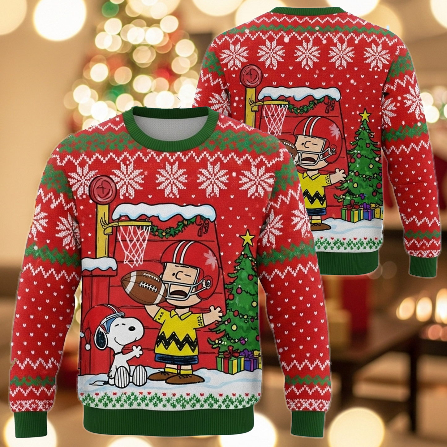Funny Ugly Christmas Sweater - MERRY CHRISTMASS