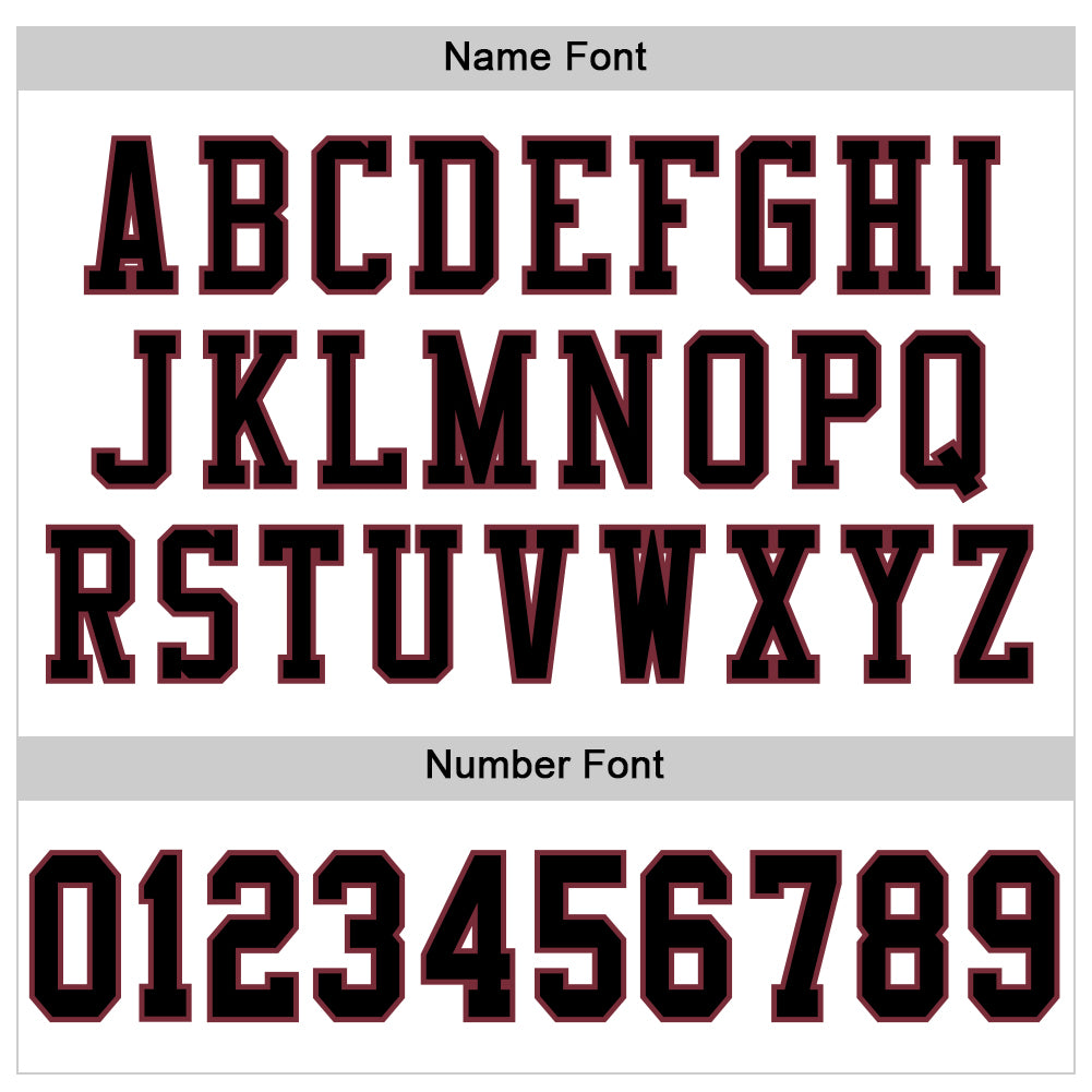 Custom White Black-Burgundy Mesh Authentic Football Jersey