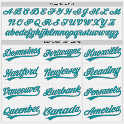Custom Stitched White Teal-Gray Baseball Pullover Sweatshirt Hoodie