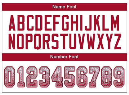 Custom White Red-Gray Drift Fashion Football Jersey