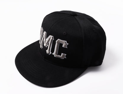 Custom Black Light Gray-White Stitched Adjustable Snapback Hat