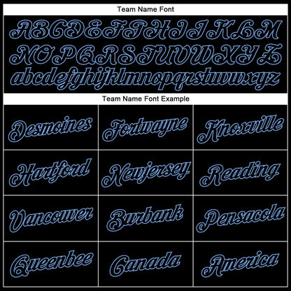 Custom Stitched Black Black-Light Blue 3D Pattern Design Butterfly Sports Pullover Sweatshirt Hoodie