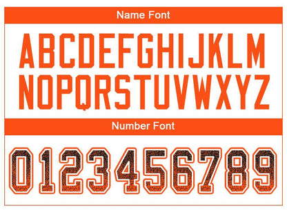 Custom Black Orange-White Drift Fashion Football Jersey