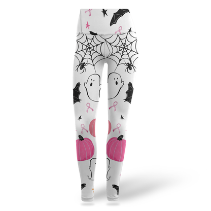 Boo! Pink Ribbon Halloween Activewear – Support Breast Cancer Awareness, Custom Choo