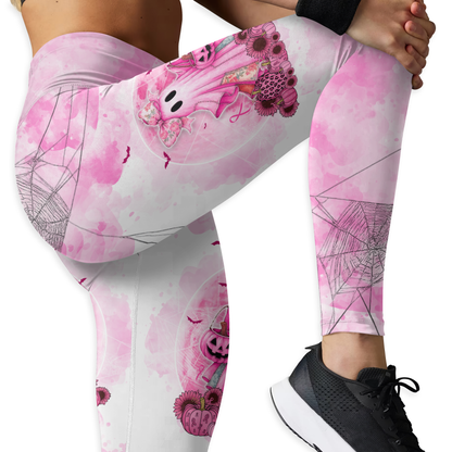 In October We Wear Pink  -  Combo Legging Tanktop Breast Cancer Awareness