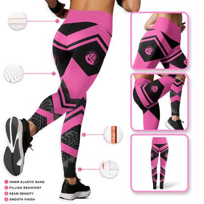 Save The Headlights - Combo Legging Breast Cancer Awareness, Custom Choo