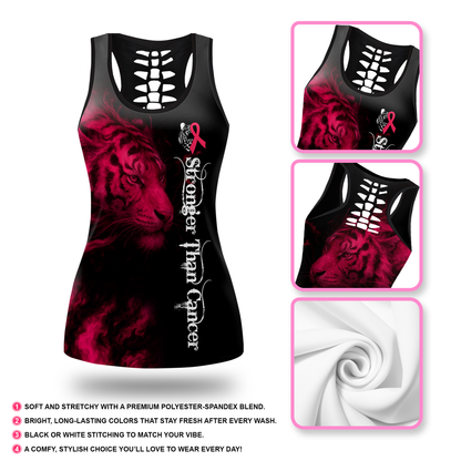 "Fierce Tiger Strength" Outfit - Breast Cancer Awareness, Custom Choo