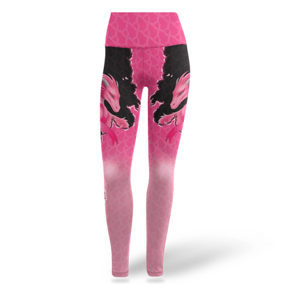 Personalized Faith Over Fear, Never Lost Hope -  Combo Legging Breast Cancer Awareness