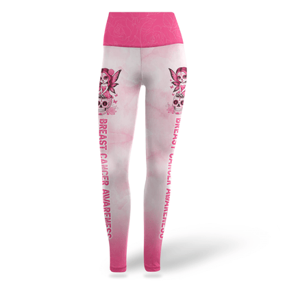Fight Like A Warrior -  Combo Legging Breast Cancer Awareness