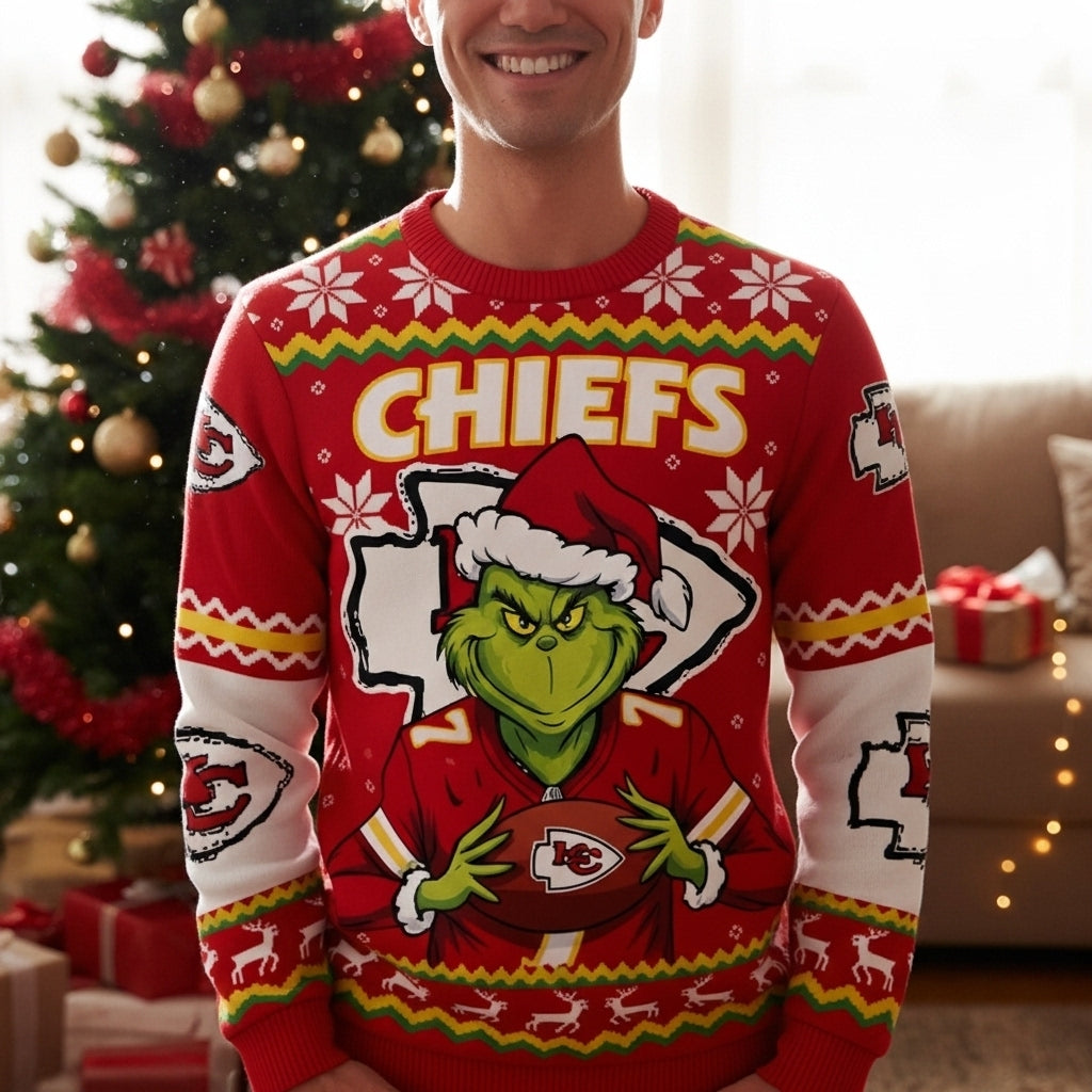 Funny Ugly Christmas Sweater2 - MERRY CHRISTMASS -Gifts for Fan Custom name and number