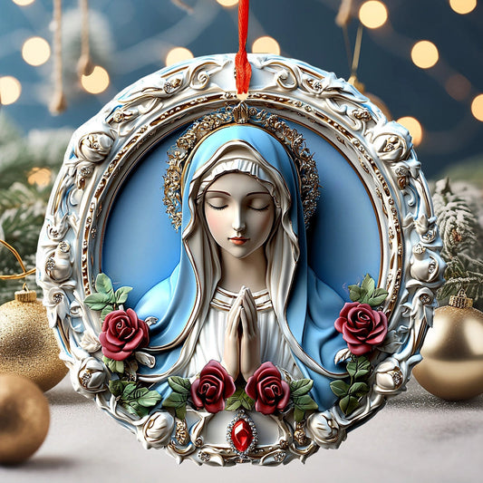 Bestchoo 2D Acrylic Ornament Sacred Heart Virgin Mary