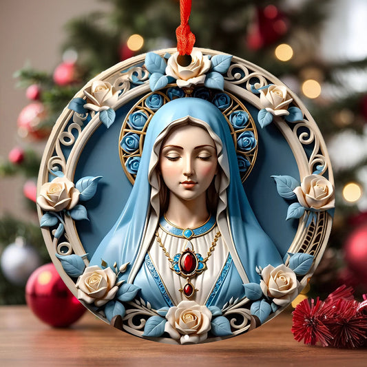 Bestchoo 2D Acrylic Ornament Blessed Virgin Mary