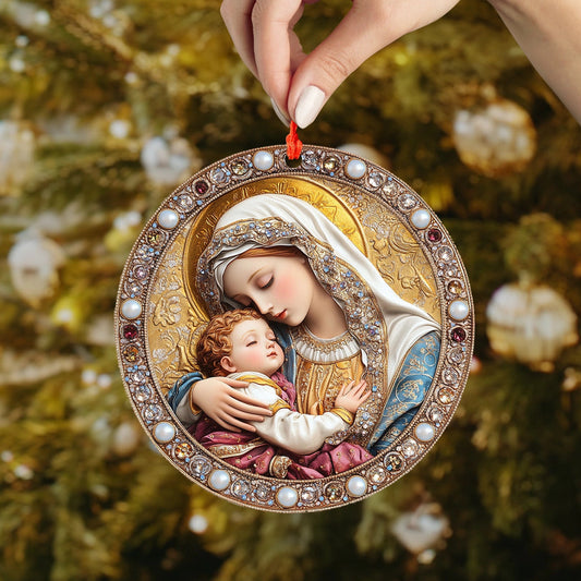 Bestchoo 2D Acrylic Ornament Maria Maternal Grace