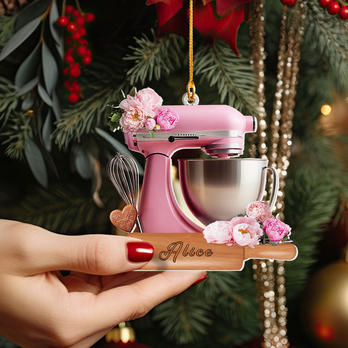 Bestchoo Personalized 2D Acrylic Ornament Bloom Bakery