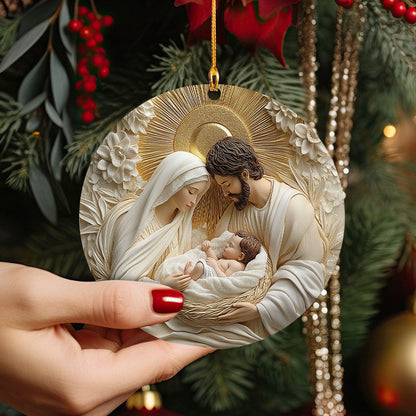 Bestchoo 2D Acrylic Ornament - Holy Family