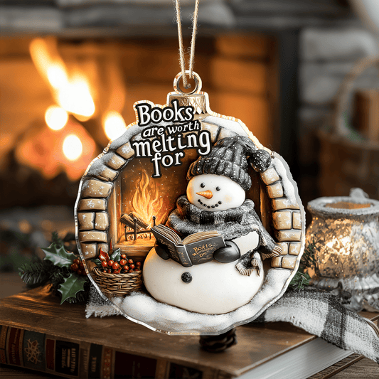 Bestchoo 2D Acrylic Ornament Books Are Worth Melting For