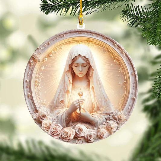 Bestchoo 2D Acrylic Ornament - Rose Of The Divine