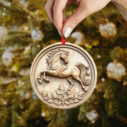 Bestchoo 2D Acrylic Ornament Majestic Stallion