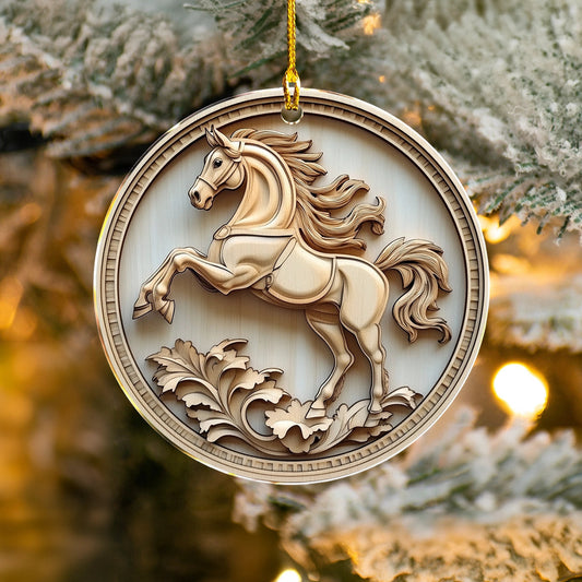Bestchoo 2D Acrylic Ornament Majestic Horse