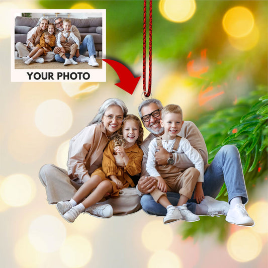 Bestchoo Acrylic Ornament Custom Photo, Acrylic Picture Ornament, Family Ornaments