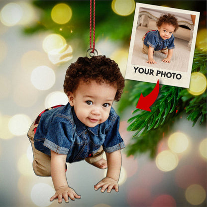 Bestchoo Acrylic Ornament Custom Photo, Acrylic Picture Ornament, Family Ornaments