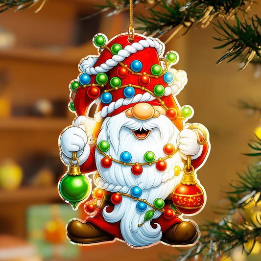 Bestchoo 2D Acrylic Ornament Cute Gnome