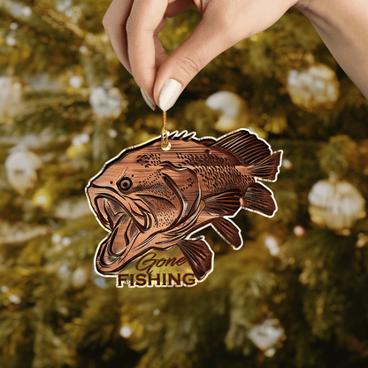 Bestchoo Acrylic Ornament Gone Fishing