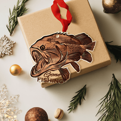 Bestchoo Acrylic Ornament Gone Fishing